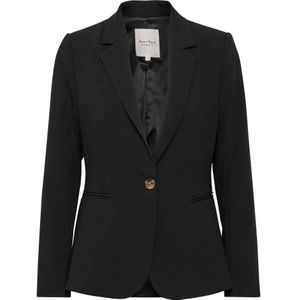 Part Two, Jassen, Dames, Zwart, 3Xl, Polyester, Klassieke Zwarte Blazer