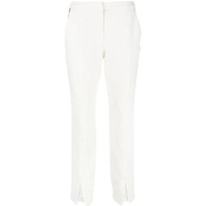 Karl Lagerfeld, Strakke broek Wit, Dames, Maat:XS