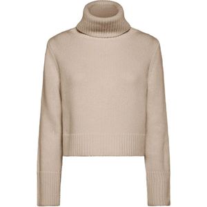 Peuterey, Truien, Dames, Beige, M, Stijlvolle Winterjas