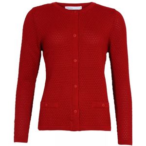 Skovhuus, Cardigan Rood, Dames, Maat:XL