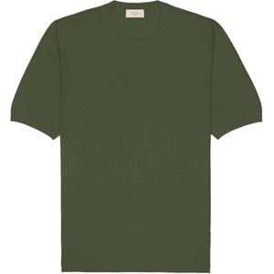 Altea, Tops, Heren, Groen, L, Katoen, Linnen Katoen Groene T-shirt