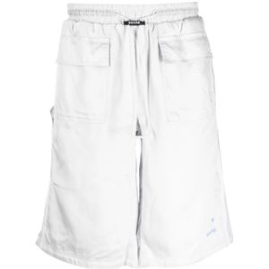 Puma, Korte broeken, Heren, Grijs, M, Grijze Omkeerbare Shorts voor Heren