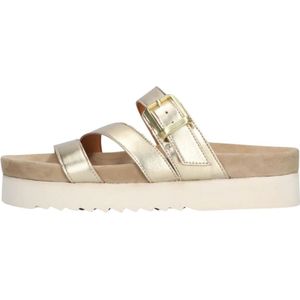 Maruti, Schoenen, Dames, Geel, 40 EU, Leer, Gouden Slipper Balou