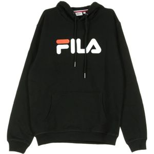 Fila, Sweatshirts & Hoodies, Heren, Zwart, XL, Leer, Sweatshirt met capuchon