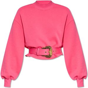 Versace Jeans Couture, Oversized sweatshirt Roze, Dames, Maat:M