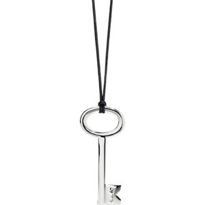 Pomellato, Vrouw - Pmb 2280Ag 00000000 - Sleutel Charme Ketting Grijs, Dames, Maat:ONE Size