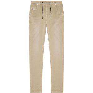 Diesel, Jeans, Heren, Beige, W38 L32, Katoen, Slim-Fit Jogg Jeans® Tapered Jeans