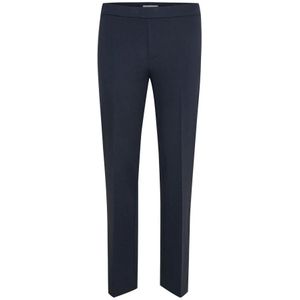 Part Two, Broeken, Dames, Blauw, XS, Straight-Leg Dark Navy Broek