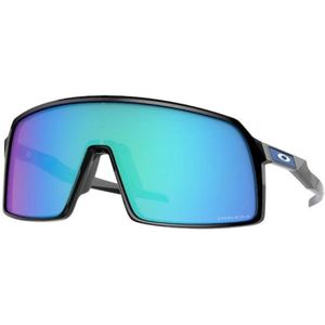 Oakley, Accessoires, Heren, Zwart, 37 MM, Sutro Prizm Sapphire Zonnebril