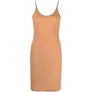 Jil Sander, Short Kleedjes Beige, Dames, Maat:L