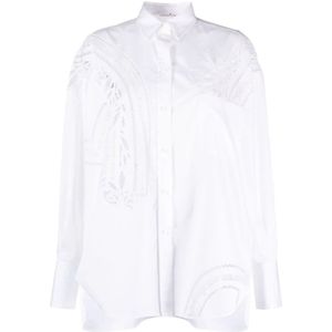 Ermanno Scervino, Blouses & Shirts Wit, Dames, Maat:L