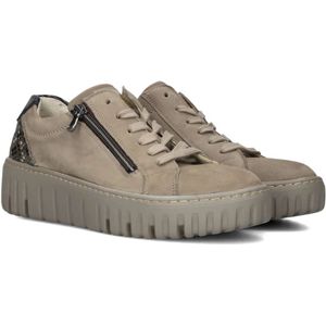 Waldläufer, Schoenen, Dames, Beige, 38 1/2 EU, Suède, Beige Suède Rits Sneakers