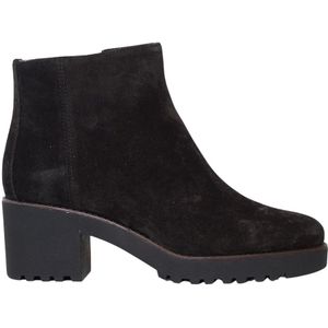 Hogan, Schoenen, Dames, Zwart, 36 1/2 EU, Suède, Enkellaarsjes