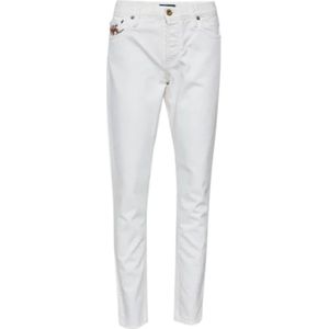 Ralph Lauren Pre-owned, Pre-owned Denim jeans Wit, Dames, Maat:M