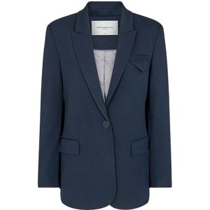 Copenhagen Muse, Jassen, Dames, Blauw, L, Polyester, Elegante Copenhagen Muse Blazer Jas