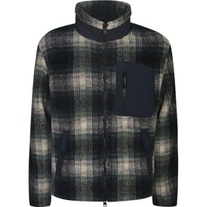 Woolrich, Grijze Jassen voor Mannen Grijs, Heren, Maat:S