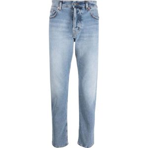 Haikure, Straight Jeans Blauw, Heren, Maat:W36