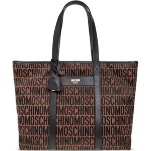Moschino, Tote Bags Bruin, Dames, Maat:ONE Size