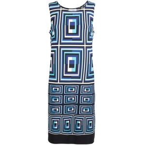 Joseph Ribkoff, Kleedjes, Dames, Blauw, 3Xl, Zwarte Jurken, Elegante Stijl