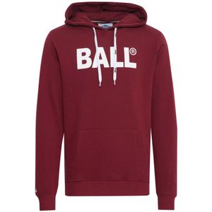 Ball, Sweatshirts & Hoodies, Dames, Rood, 3Xl, Katoen, Velvet Sweatshirt met Logo