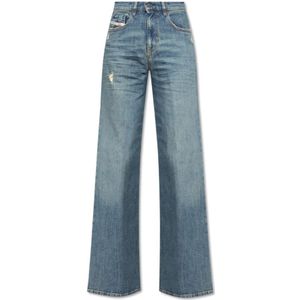 Diesel, ‘1978 D-Akemi L.32’ jeans Blauw, Dames, Maat:W25 L30