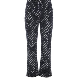 Bitte Kai Rand, Broeken, Dames, Zwart, XL, Sashiku Stretch Broek met Wijde Pijpen