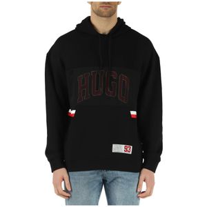 Hugo Boss, Sweatshirts & Hoodies, Heren, Zwart, S, Katoen, Sport