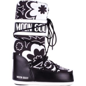 Moon Boot, Schoenen, Dames, Zwart, 39 EU, Nylon, Zwarte Winterlaarzen met Nylon Bovenwerk