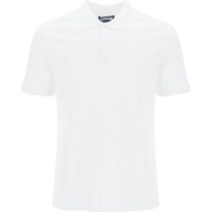 Vilebrequin, Tops, Heren, Wit, S, Katoen, Polo Shirts