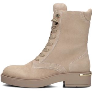 Mexx, Schoenen, Dames, Beige, 39 EU, Suède, Beige Suède Veterboots Maeko