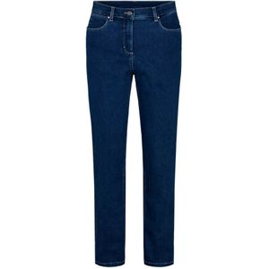 LauRie, Jeans, Dames, Blauw, 4Xl, Katoen, Slim-fit Jeans