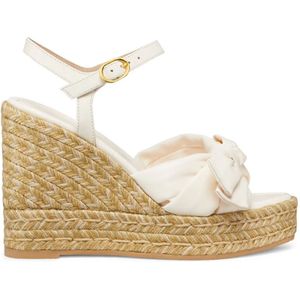 Stuart Weitzman, Wedges Wit, Dames, Maat:37 EU