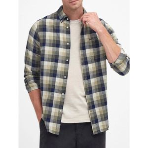 Barbour, Overhemden, Heren, Veelkleurig, S, Katoen, Hillroad Casual Shirt Groen Katoen