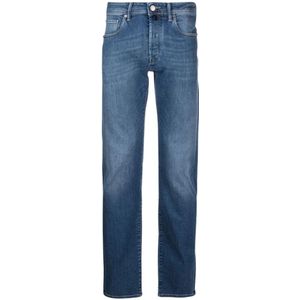 Incotex, Slim-fit Jeans Blauw, Heren, Maat:W30