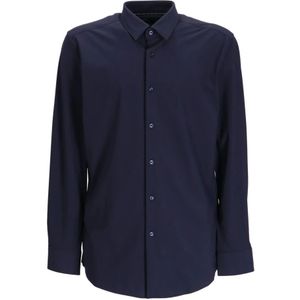 Hugo Boss, Overhemden, Heren, Blauw, XL, Casual Shirts