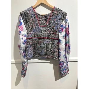 Isabel Marant Pre-owned, Pre-owned, Dames, Veelkleurig, M, Katoen, Pre-owned Silk tops