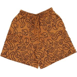 Huf, Short Shorts Oranje, Dames, Maat:S