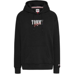 Tommy Hilfiger, Sweatshirts & Hoodies, Dames, Zwart, XS, Sweatshirt tjm rlx essential logo Tommy Jeans