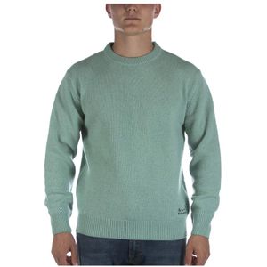 Scotch & Soda, Turquoise Ontspannen Scotch&ampoda Trui Blauw, Heren, Maat:S