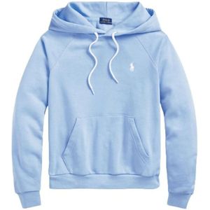 Polo Ralph Lauren, Sweatshirts & Hoodies, Dames, Blauw, S, Katoen, Blauwe Elite Hoodie