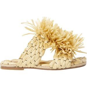 Dries Van Noten, Slippers Beige, Dames, Maat:40 EU