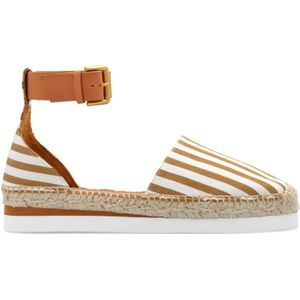 See by Chloé, Glyn espadrilles Bruin, Dames, Maat:40 EU