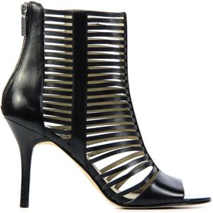 Michael Kors, Schoenen, Dames, Zwart, 36 EU, Leer, Zwarte Odelia Bootie