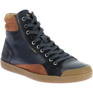 Kickers, Schoenen, Heren, Blauw, 40 EU, Leer, Hoge Top Sneakers Kick Tune