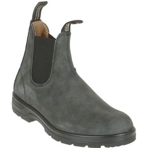 Blundstone, Schoenen, Heren, Zwart, 42 EU, Leer, Rustieke Zwarte Leren Chelsea Laarzen