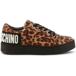 Love Moschino, Stijlvolle en functionele sneakers voor vrouwen Bruin, Dames, Maat:36 EU