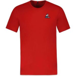 le coq sportif, Tops, Heren, Rood, 2Xl, T-shirt Le Coq Sportif Essentiels N°4