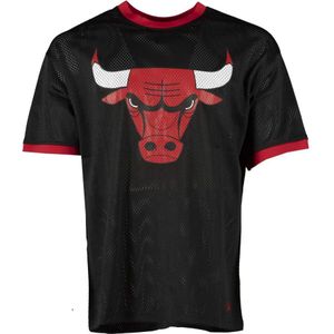 New Era, T-Shirt Nba Team Logo Mesh Os Tee Chibul Blkfdr Veelkleurig, Heren, Maat:S