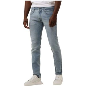 Replay, Jeans, Heren, Blauw, W28 L32, Slim Fit Lichtblauwe Jeans