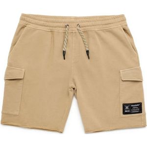 Munich, Korte broeken, Heren, Bruin, XL, Katoen, Oversized Cotton Bermuda Camp Shorts